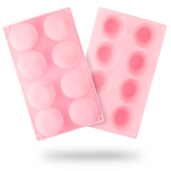 Forma na kreatívne výrobky 8 okrúhlych tabliet