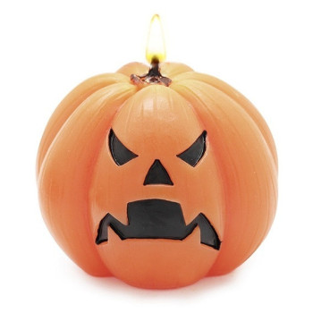 Forma na výrobu halloweenských sviečok nahnevaná tekvica