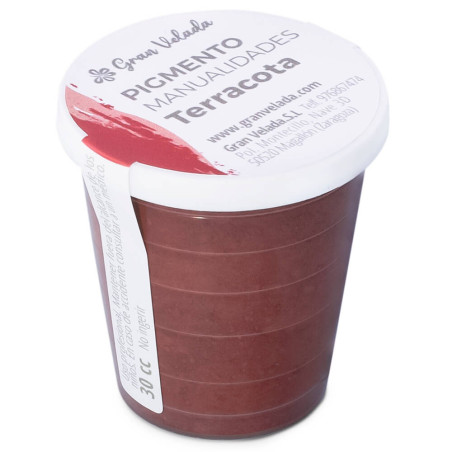 Farebný pigment na ručné práce terakota