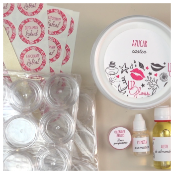 Kit zur Herstellung eines hausgemachten Lippenpeelings. Online-Verkauf