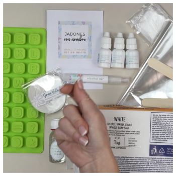 Set zur Herstellung von personalisierter Seife. Alles inklusive!