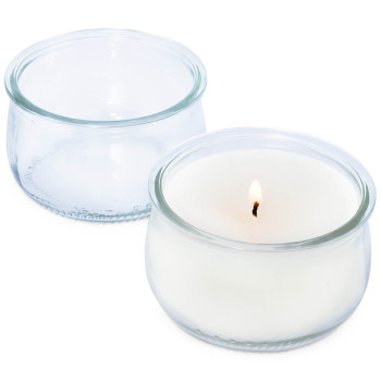 Glas Joghurt leeres Glas