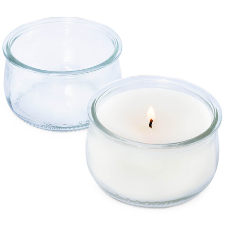 Glas Joghurt leeres Glas