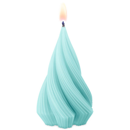 Forma malý zamrznutý vianočný stromček