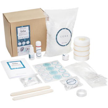 Komplettset für 8 Frozen-Weihnachtskerzen – super einfach!