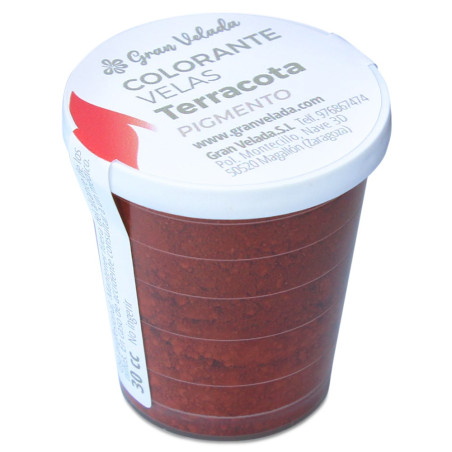 Terakotové pigmentové farbivo na sviečky