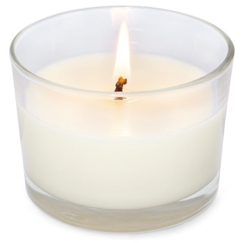 Vaso de 205 ml Cristal y Corcho | Para Velas Aromáticas