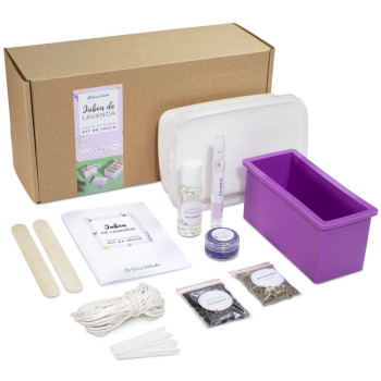 Como fazer sabonete de lavanda: aprenda com esse kit tudo incluso!