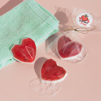 Kit na výrobu exfoliačných mydielok v tvare srdca – Gran Velada Kit na výrobu exfoliačných mydielok v tvare srdca – Gran Velada