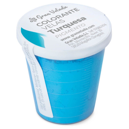 Tyrkysové pigmentové farbivo na sviečky