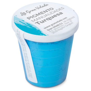 Farebný pigment na ručné práce tyrkysová