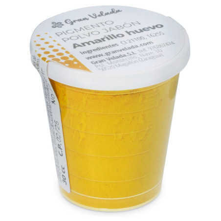 Pigmentový prášok tmavožlté mydlo