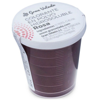 Vo vode rozpustné ružové farbivo v prášku