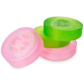 Kit zur Herstellung von Seife mit Luffa im Lieferumfang enthalten. Online-Verkauf