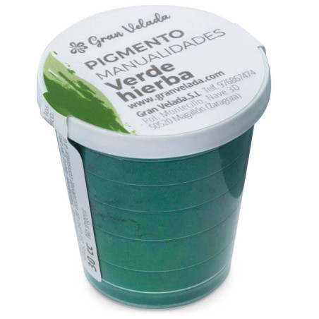 Farebný pigment na ručné práce trávovo zelená