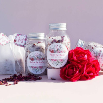 Sada na výrobu soli do kúpeľa. Materiál a návod