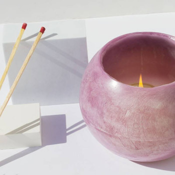 Bastelset zur Herstellung von runden Windlichtern