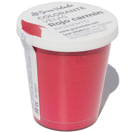 Karminroter Pigmentfarbstoff für Kerzen