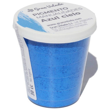 Farebný pigment na ručné práce nebesky modrá