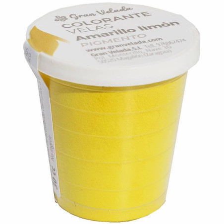 Citrónovožlté pigmentové farbivo na sviečky
