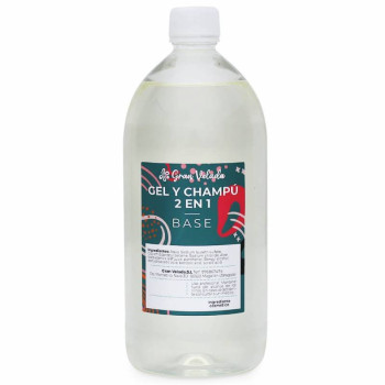 Gel e shampoo base 2 em 1