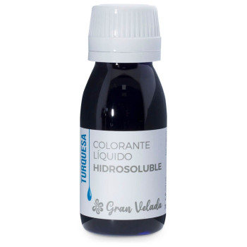 Tyrkysové tekuté farbivo na glycerínové mydlo