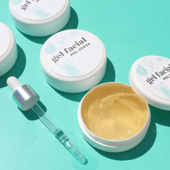 Set zur Herstellung von Gel gegen fettige Haut. Online-Verkauf.