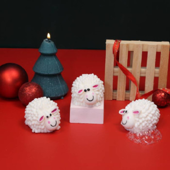 Komplettset zur Herstellung von 11 Glücksschäfchen-Seifen