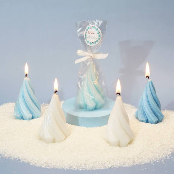 Kit na 8 frozen vianočných sviečok – materiály a návod na výzdobu domova Kit na 8 frozen vianočných sviečok – materiály a návod na výzdobu domova