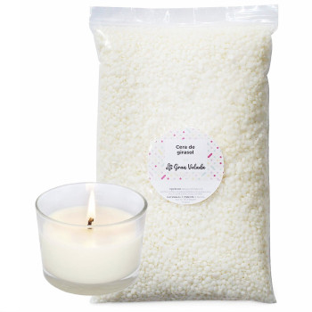 Slnečnicový vosk na sviečky