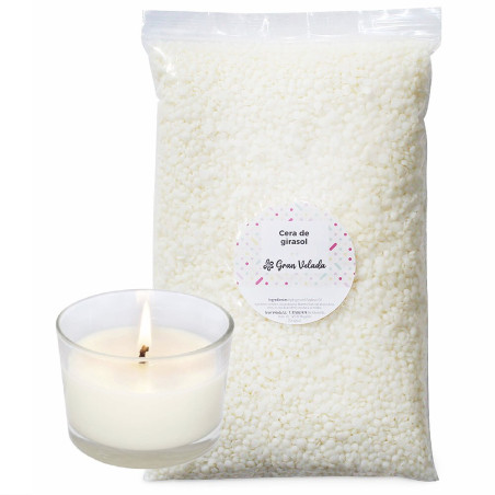 Slnečnicový vosk na sviečky