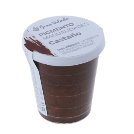 Pigmento castanho para artesanato