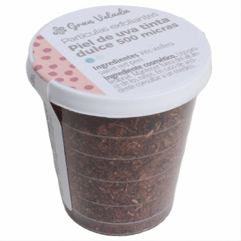 Exfoliačné častice zo sladkej červenej hroznovej šupky 500 mikrónov