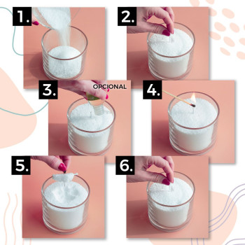 Perlenwachs für Kerzen – Kein Schmelzen, sofort verwendbar