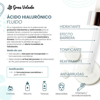 Kaufen Sie flüssige Hyaluronsäure. Online-Verkauf.