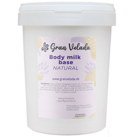 Natürliche Körpermilchbasis