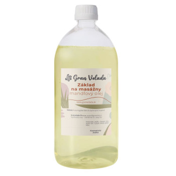 Almond based massage oil