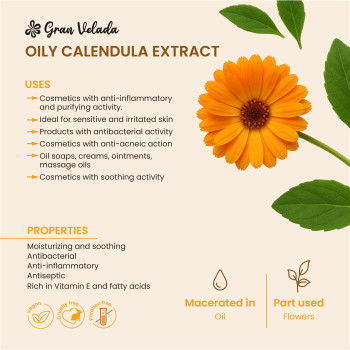 Öliger Ringelblumenextrakt für Kosmetika. Online-Verkauf