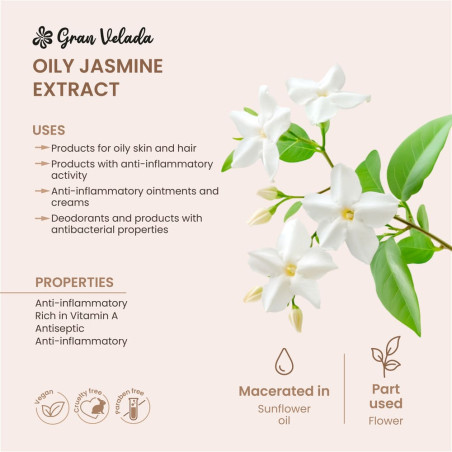 Öliger Jasminextrakt für Kosmetika. Online-Verkauf