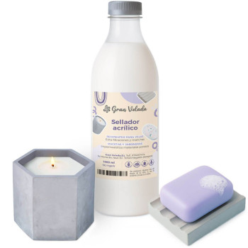 Acrylversiegler für Kerzen und Betonformen | Wasserfest & pigmentierbar