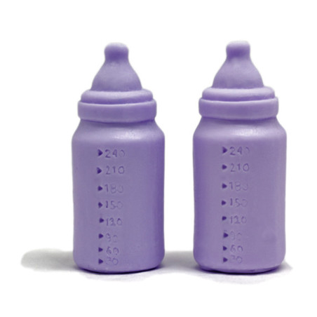 Forma na mydlá dve detské fľaše