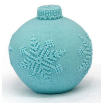 Form für gestrickte Weihnachtskugel