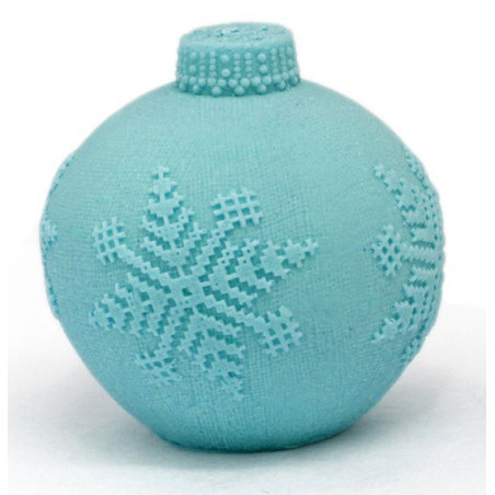 Form für gestrickte Weihnachtskugel