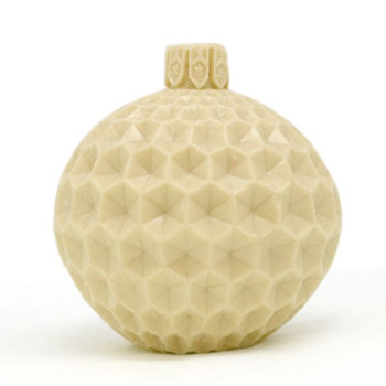 Forma na Vianočnú guľu s textúrou včelieho plástu