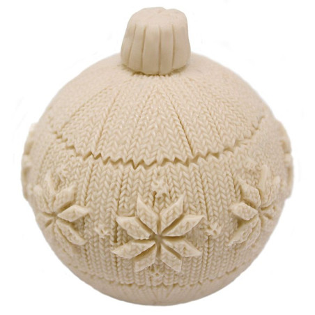 Form für gestrickte Weihnachtskugel