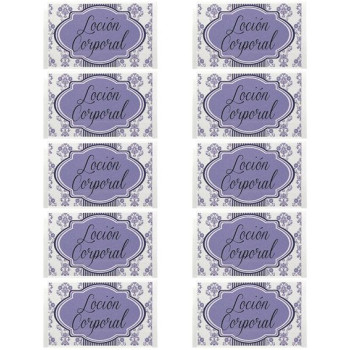 Aufkleber für Körperlotion. Online-Verkauf