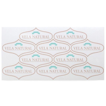 Aufkleber für Naturkerzen