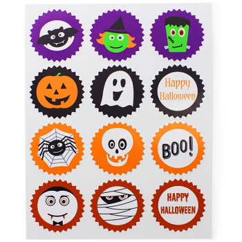 Nálepky Halloween mix Nálepky Halloween mix